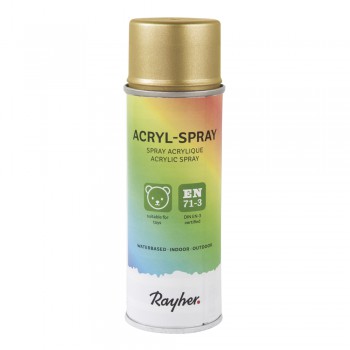 Akrylový sprej, 200ml - zlatý